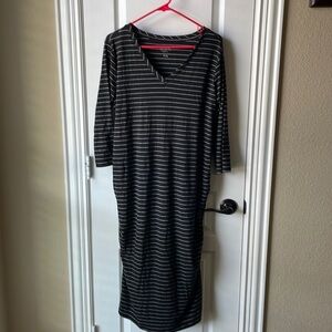 Isabel Maternity dress soft comfy cozy concert date night fall winter staple